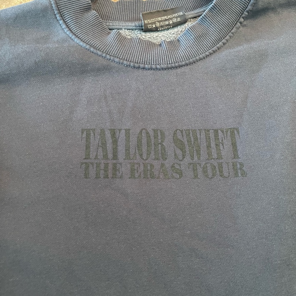 Taylor Swift eras tour blue crewneck